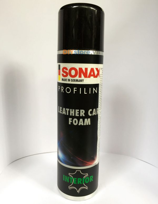 Dung dịch làm sạch và bảo dưỡng da SONAX PROFILINE Leather Care Foam, 400ml