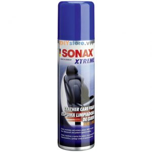 Dung dịch làm sạch và bảo dưỡng da SONAX XTREME Leather care foam NanoPro, 250ml